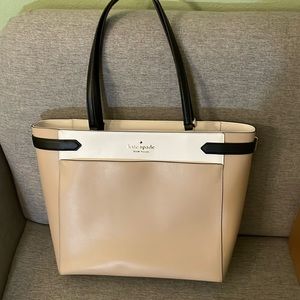 Kate spade tote bag beige and cream new without tags